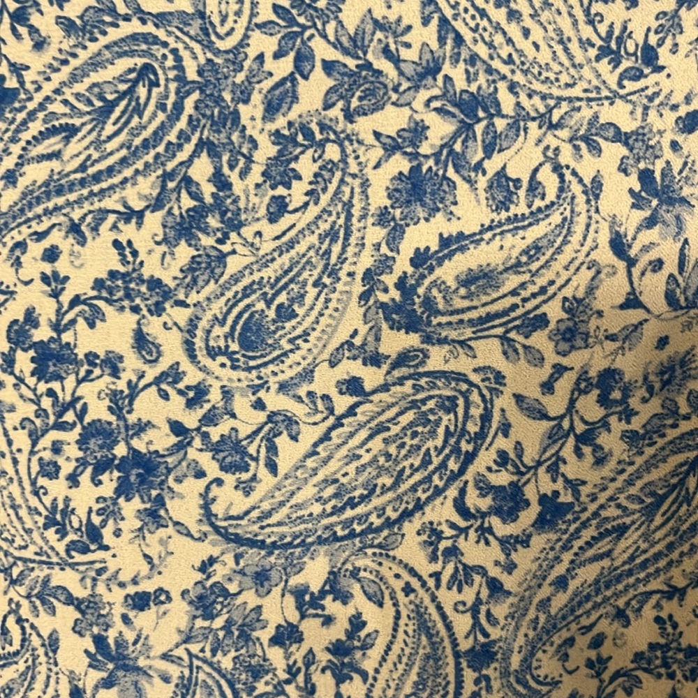 Cute Cream Paisley Top by Lush - Picture 3 of 7